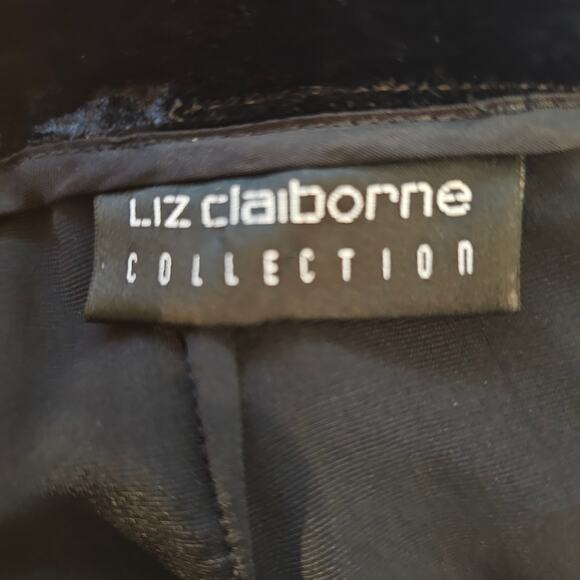 Liz Claiborne Black Velvet Maxi Skirt - Picture 2 of 5